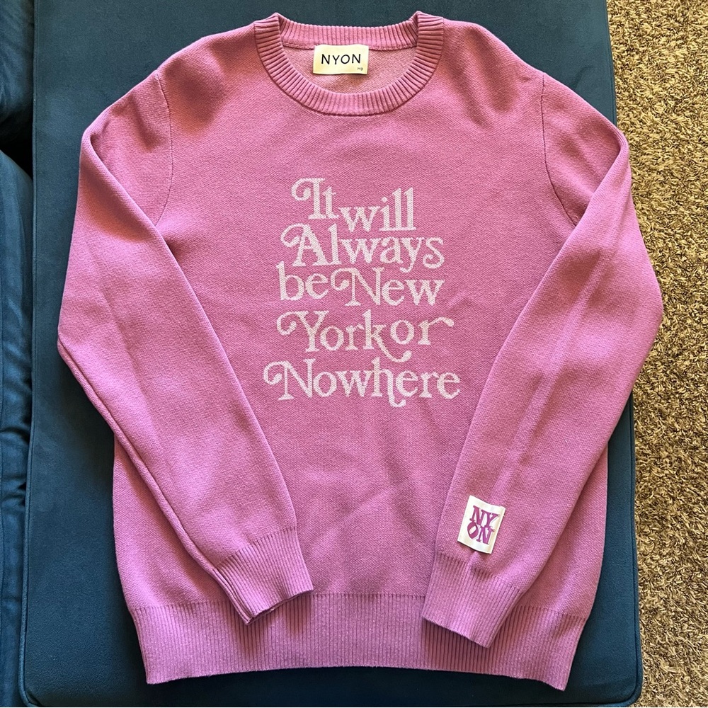 NWOT - New York or Nowhere Knit Sweater - Size M